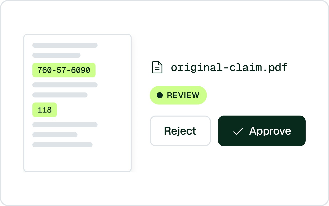 Reviewer approves or rejects the document